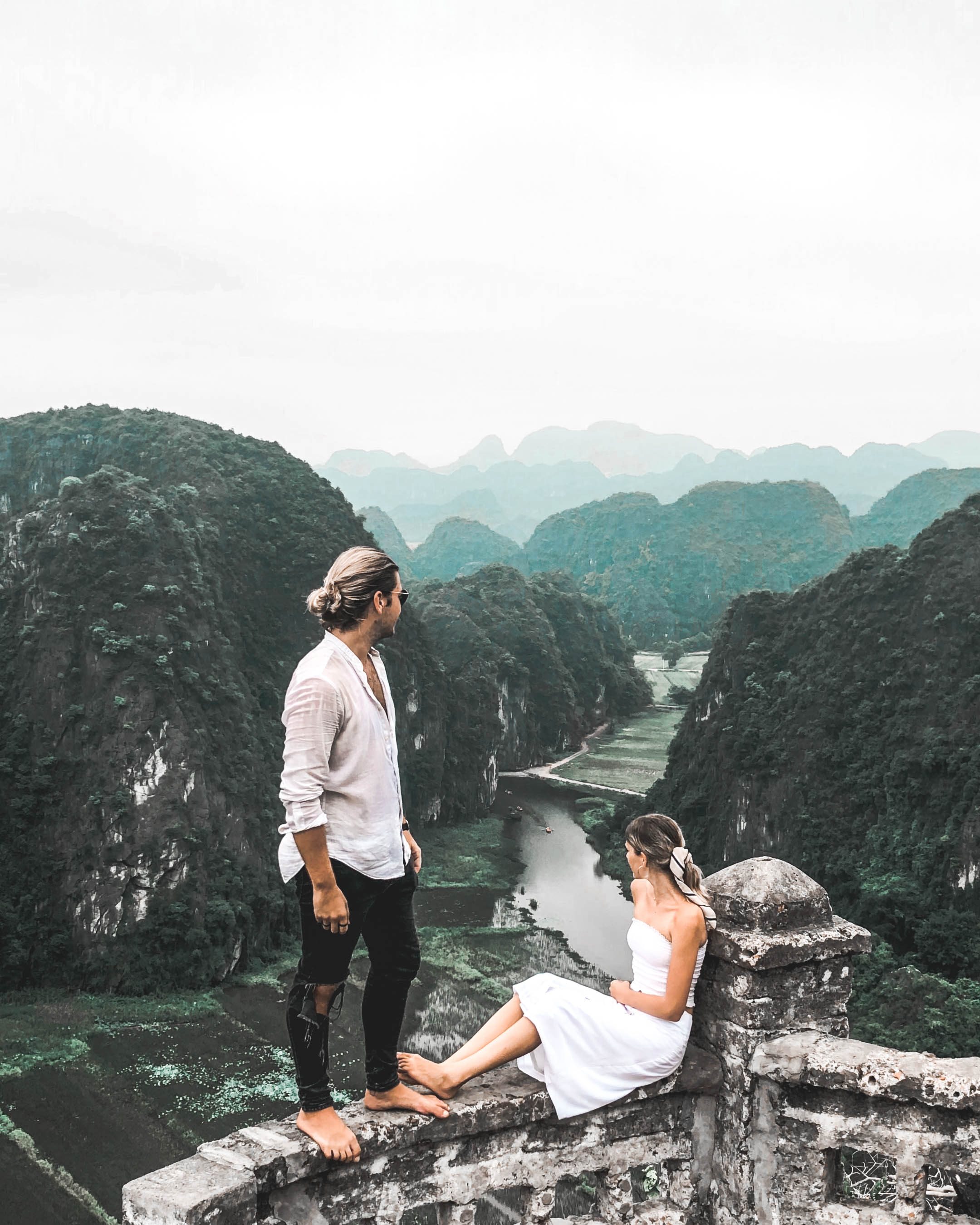 The view from Mua cave hike in Ninh Binh