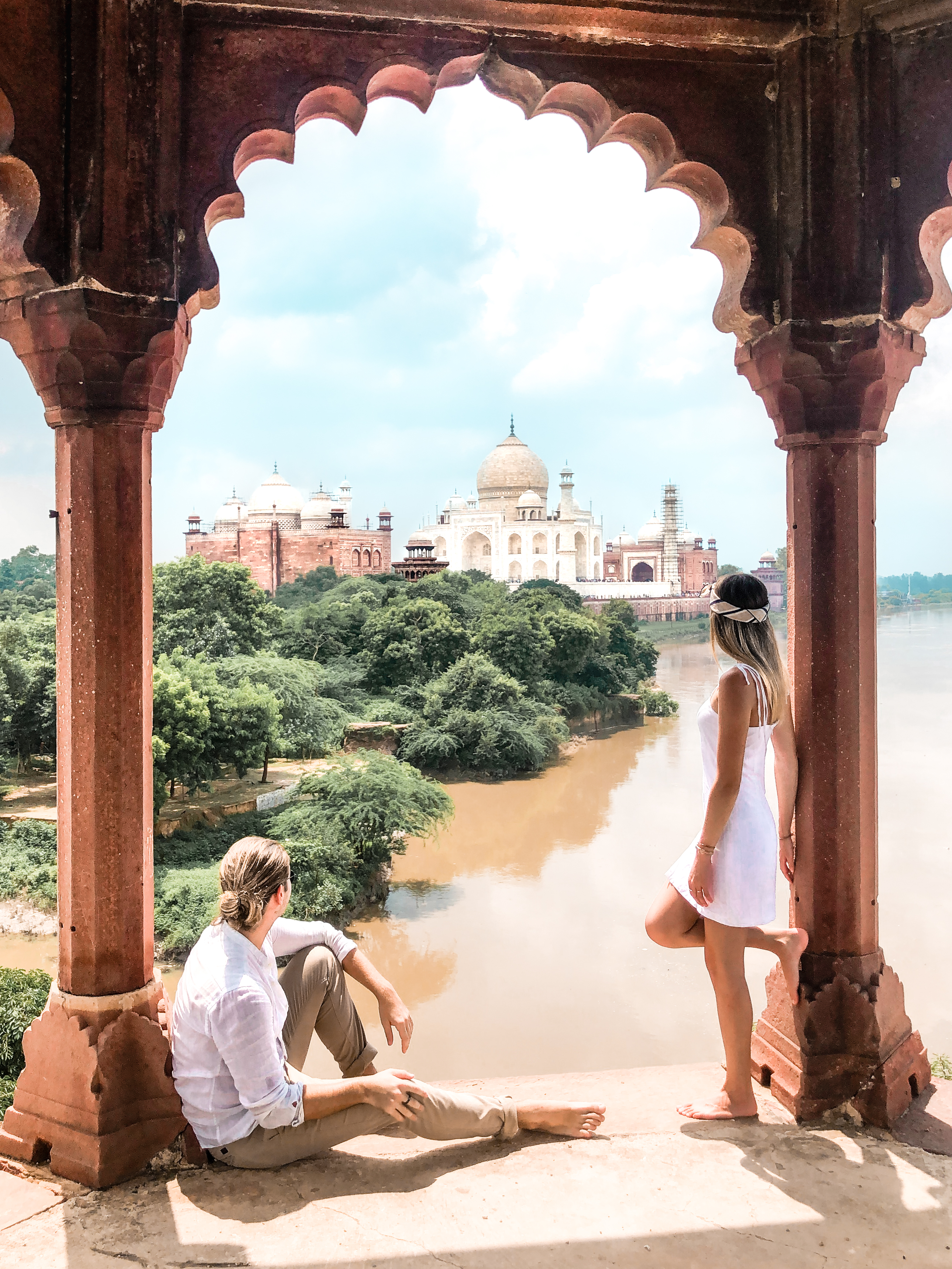 How to Find The Taj Mahal View Point - american and the brit